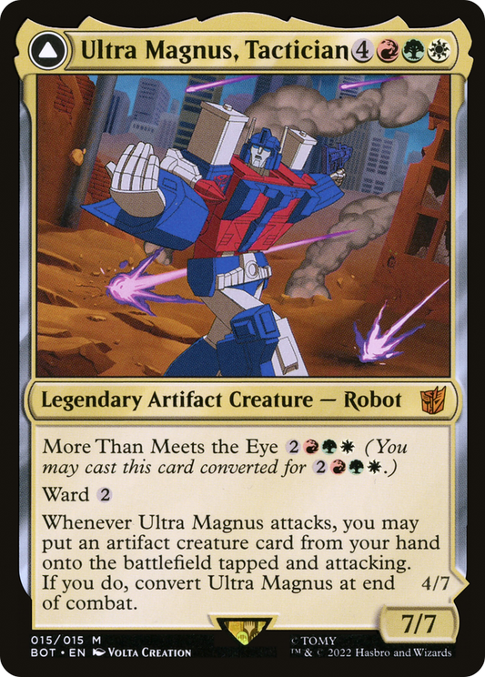 Ultra Magnus, Tactician // Ultra Magnus, Armored Carrier (015) - Transformers