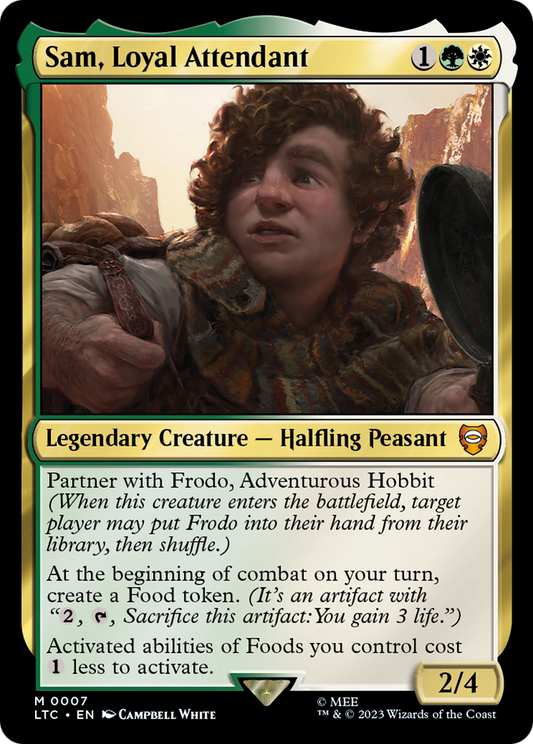 Sam, Loyal Attendant (007) Foil - Tales of Middle-earth Commander