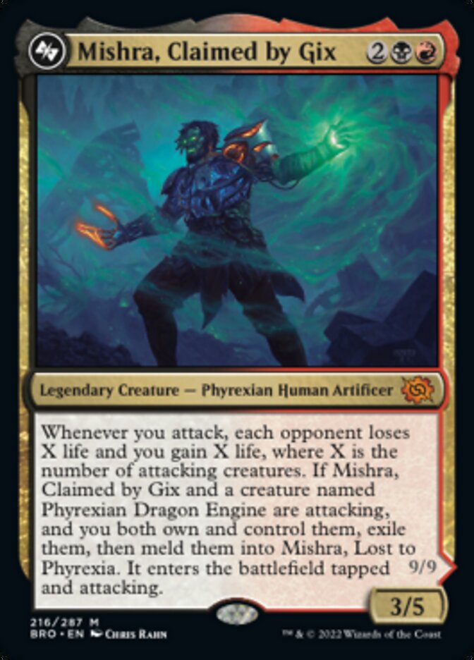 Mishra, Claimed by Gix (Promo Pack) [The Brothers' War Promos] | Silver Goblin