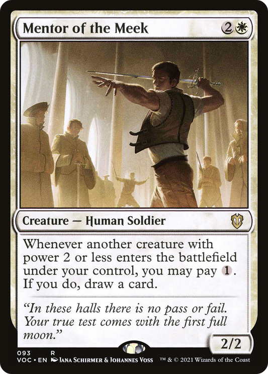 Mentor of the Meek (093) - Crimson Vow Commander