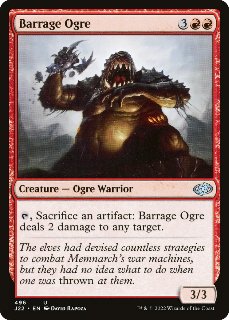 Barrage Ogre (496) - Jumpstart 2022