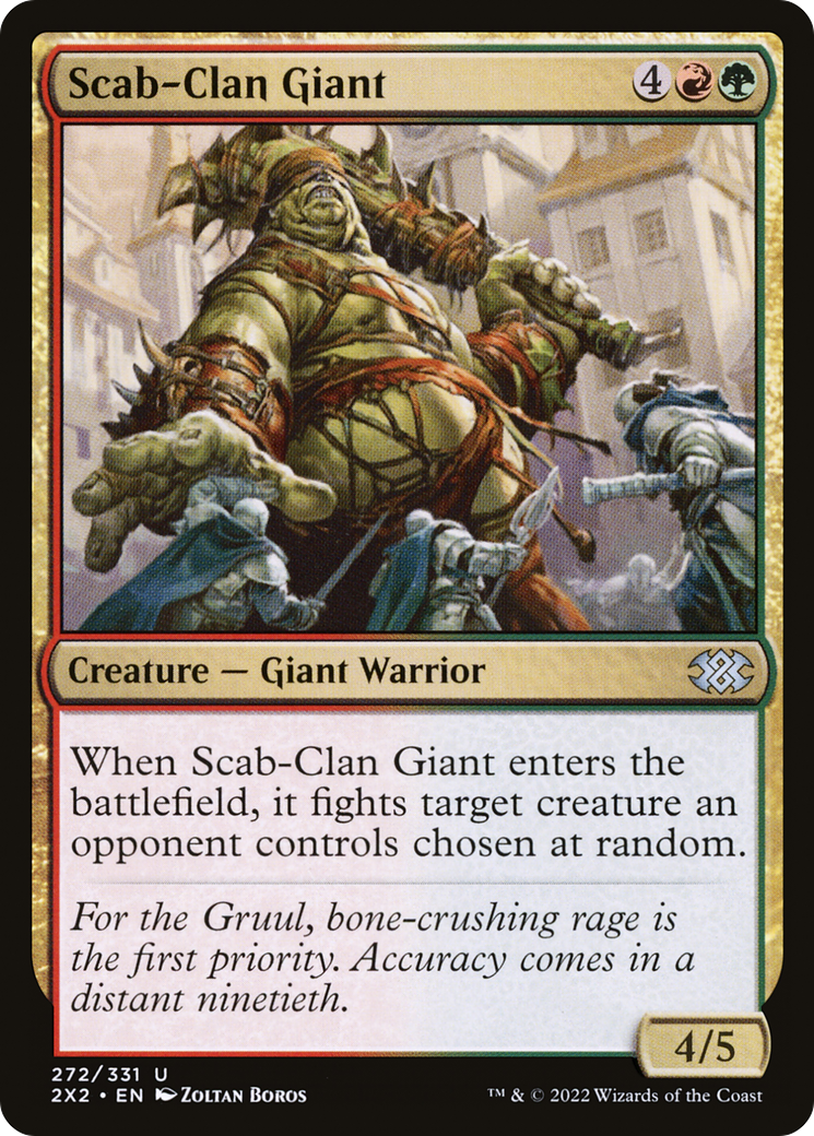 Scab-Clan Giant (272) Foil - Double Masters 2022