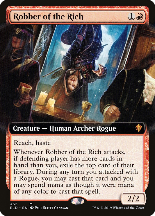 Robber of the Rich (Extended Art) [Throne of Eldraine] Foil