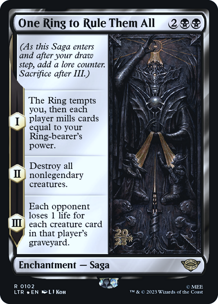 One Ring to Rule Them All (102) Foil - Tales of Middle-earth Promos