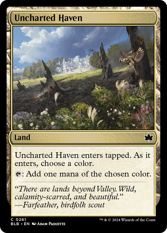 Uncharted Haven [Bloomburrow] Foil