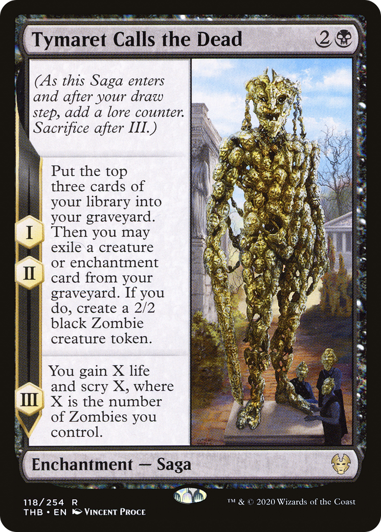 Tymaret Calls the Dead (118) Foil - Theros Beyond Death