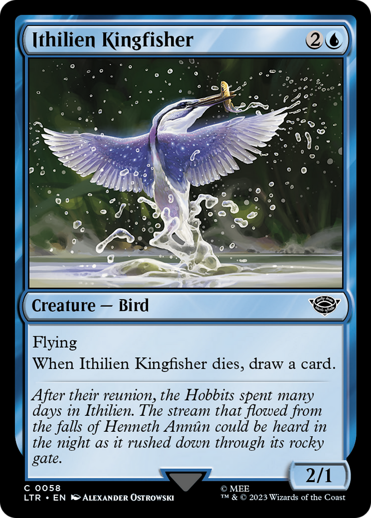 Ithilien Kingfisher (058) - The Lord of the Rings: Tales of Middle-earth