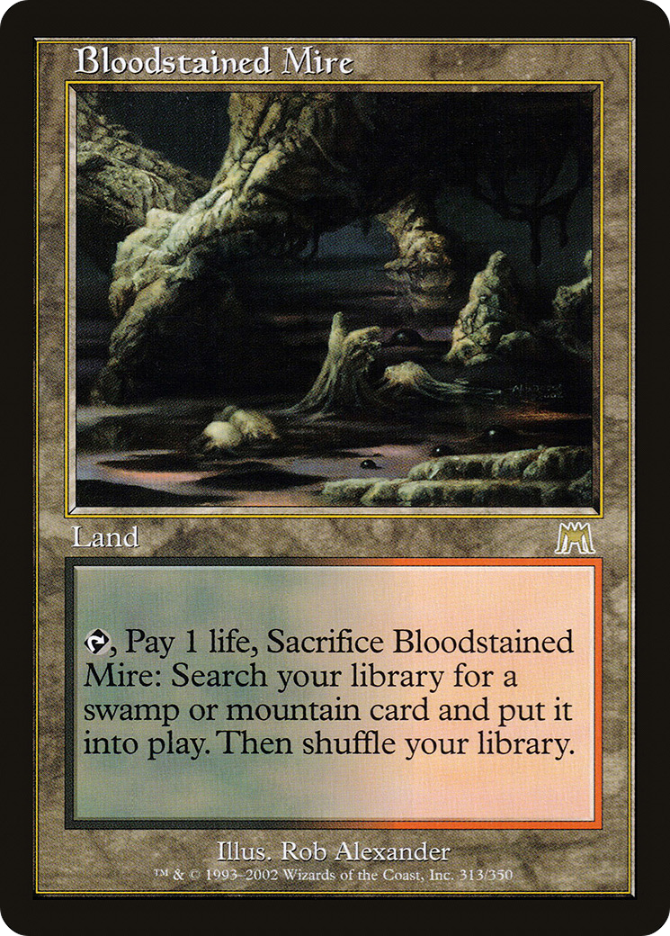 Bloodstained Mire (Retro) (313) Foil - Onslaught