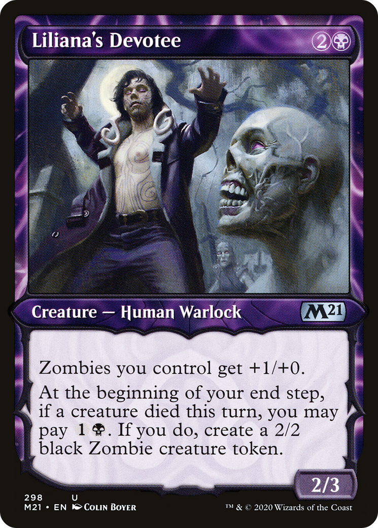 Liliana's Devotee (Showcase) (298) - Core Set 2021