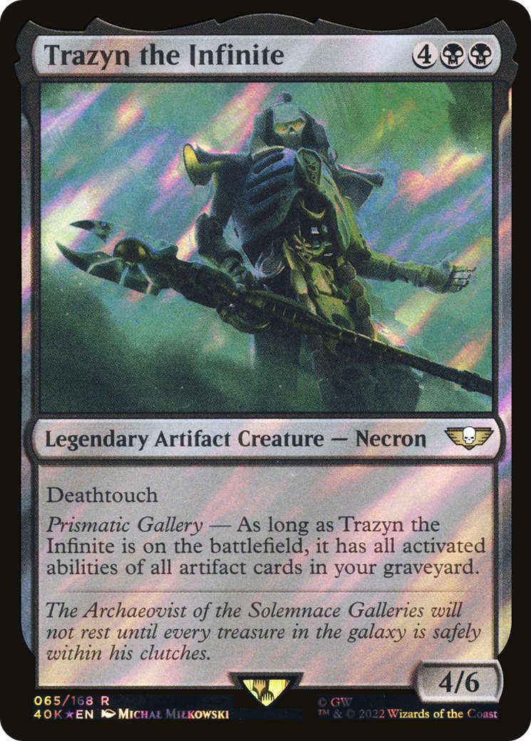 Trazyn the Infinite (065) Surge Foil - Warhammer 40,000 Commander