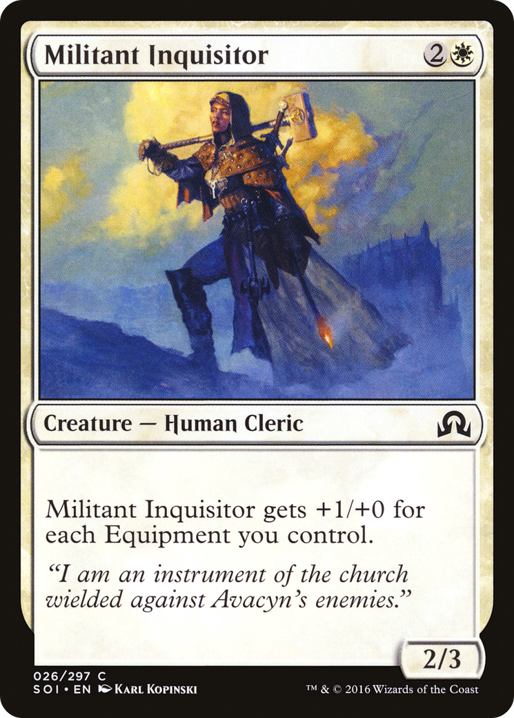 Militant Inquisitor (026) Foil - Shadows over Innistrad