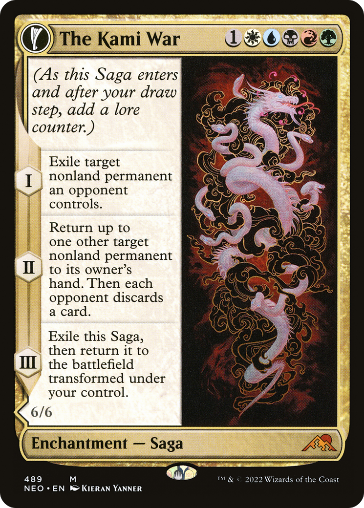 The Kami War // O-Kagachi Made Manifest (Extended Art) (489) - Kamigawa: Neon Dynasty