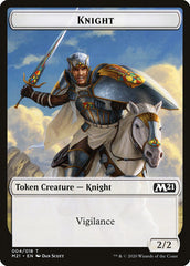 Angel // Knight Double-Sided Token [Core Set 2021 Tokens] | Silver Goblin