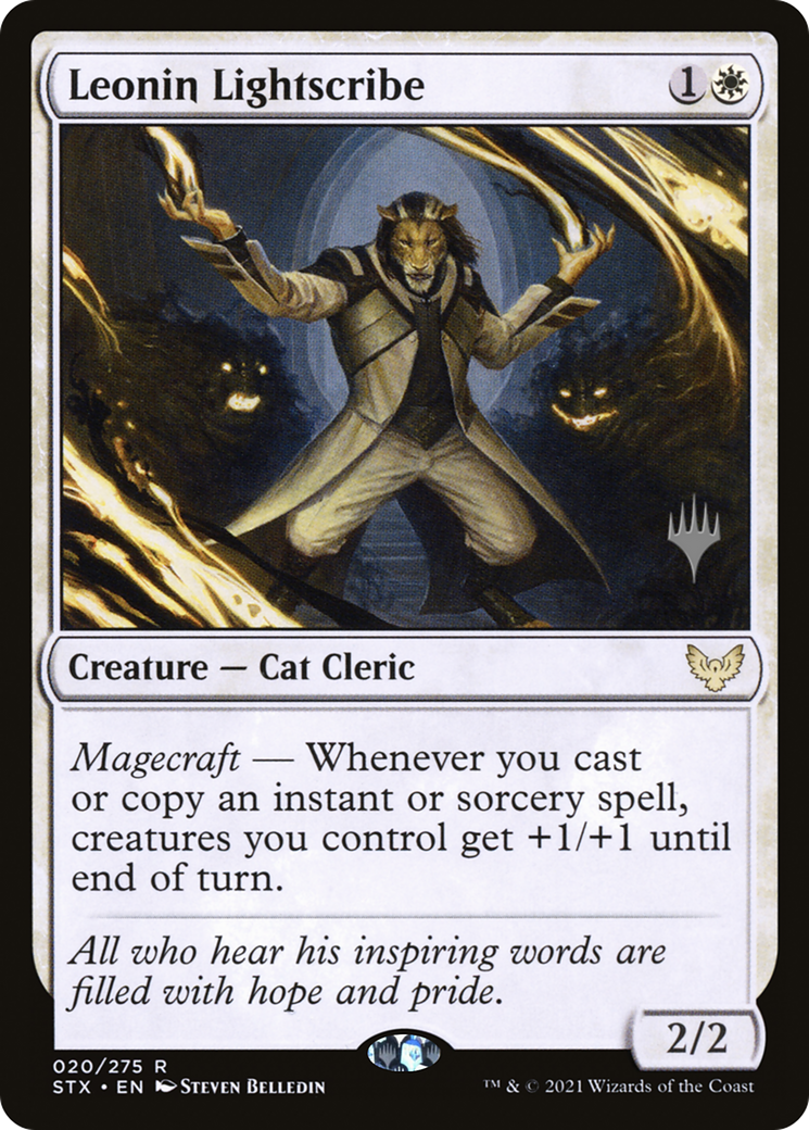 Leonin Lightscribe (020) - Strixhaven: School of Mages Promos