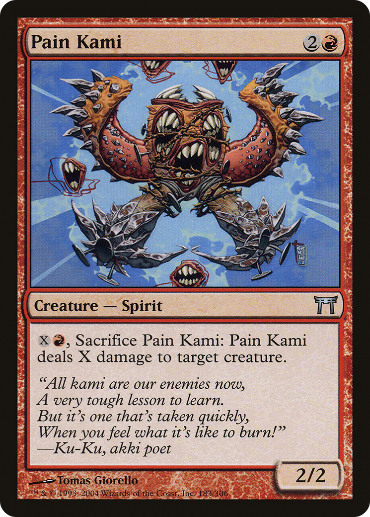 Pain Kami [Champions of Kamigawa] Foil