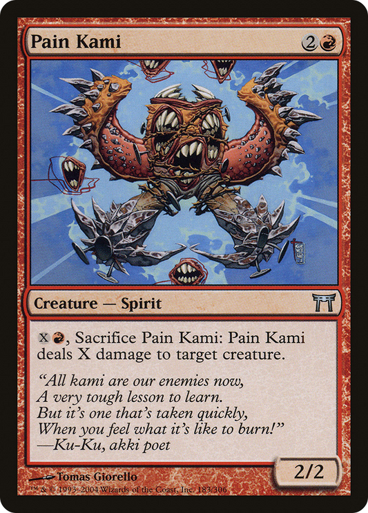 Pain Kami [Champions of Kamigawa] Foil