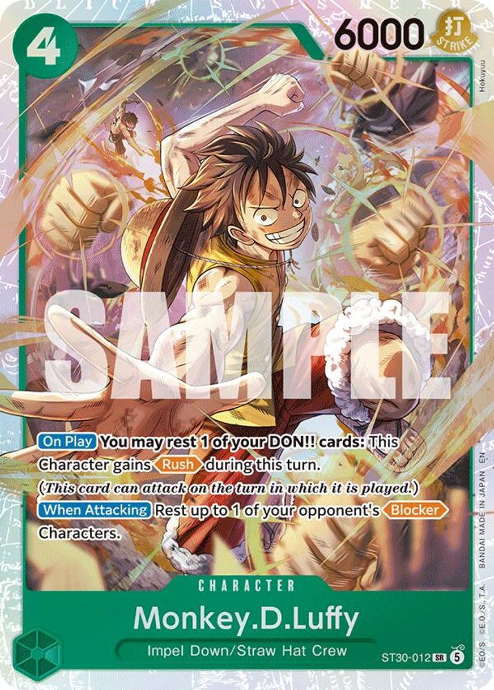 Monkey.D.Luffy (ST30-012) Foil