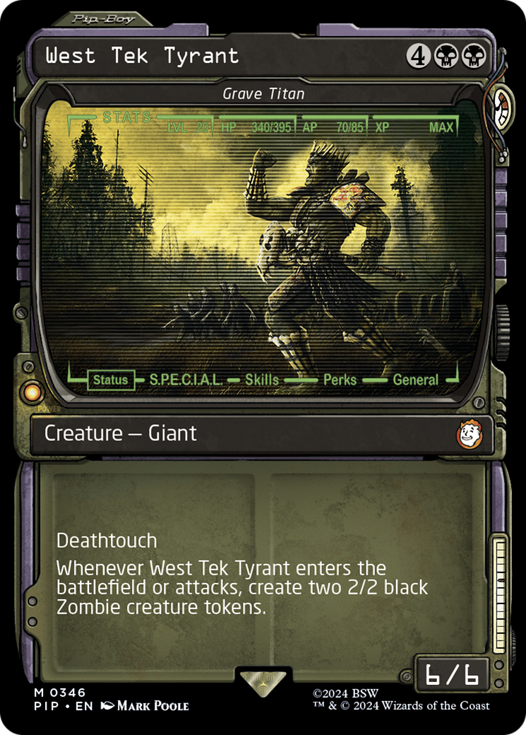 West Tek Tyrant – Grave Titan (Showcase) (346) Foil - Fallout