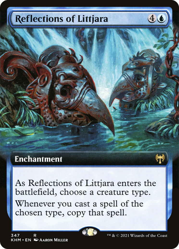 Reflections of Littjara (Extended Art) (347) Foil - Kaldheim