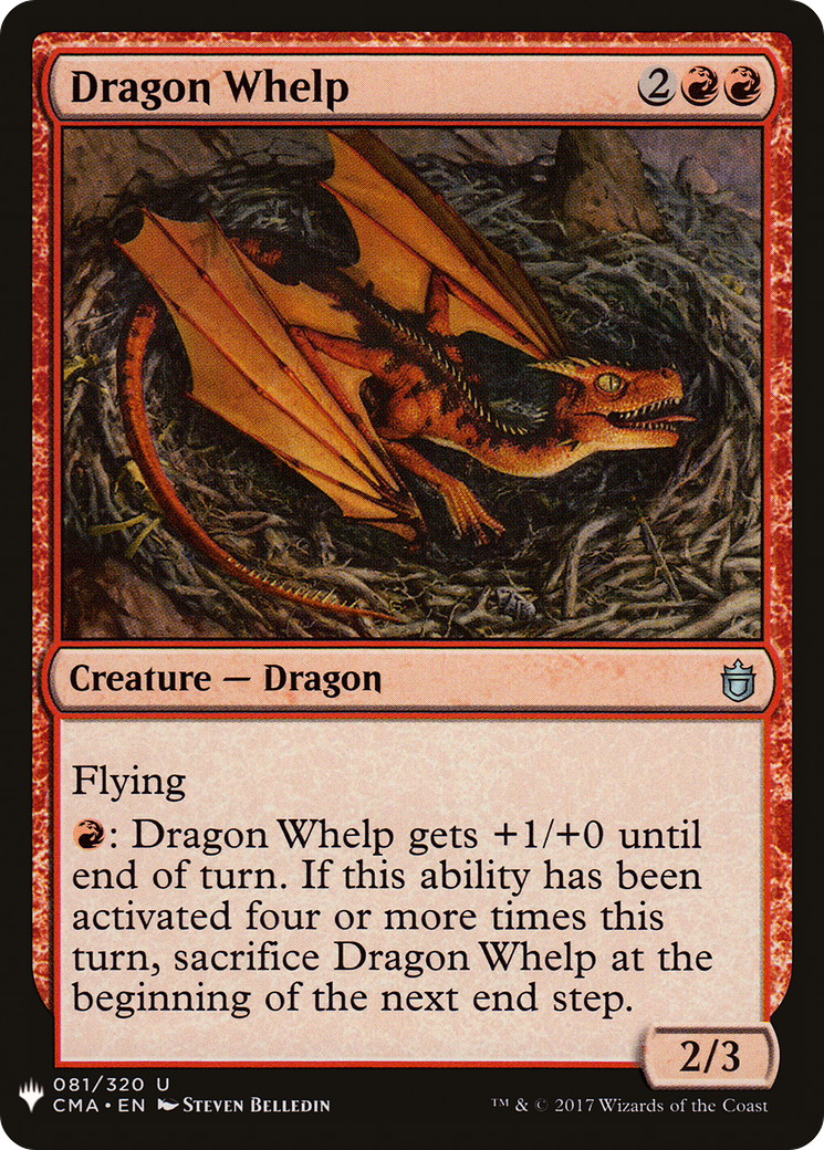 Dragon Whelp (CMA-81) - The List