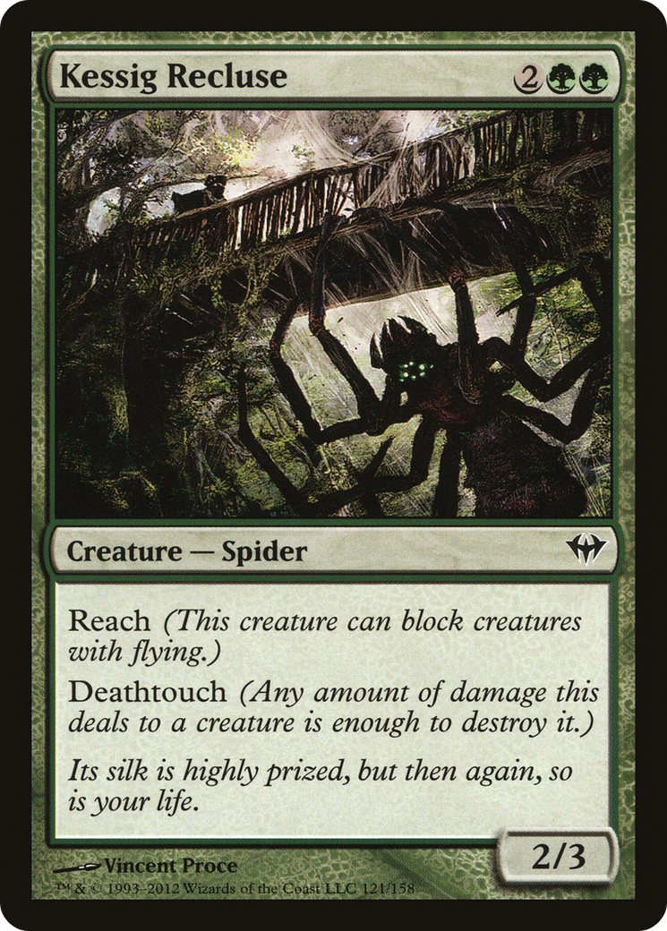 Kessig Recluse (121) Foil - Dark Ascension