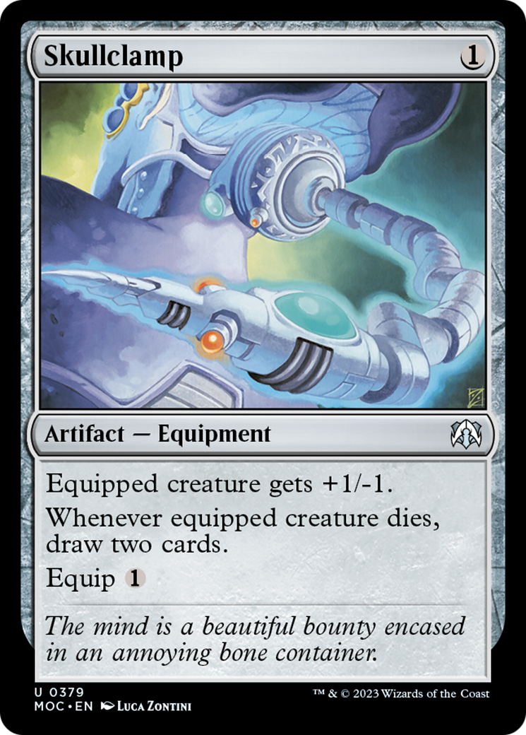 Skullclamp [March of the Machine Commander] | Silver Goblin