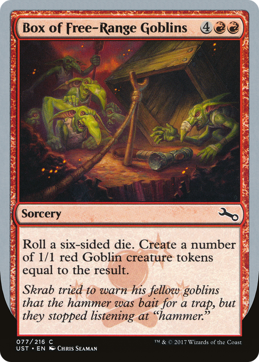 Box of Free-Range Goblins (077) Foil - Unstable