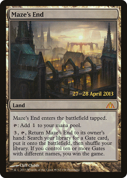 Maze's End (152★) Foil - Dragon's Maze Promos