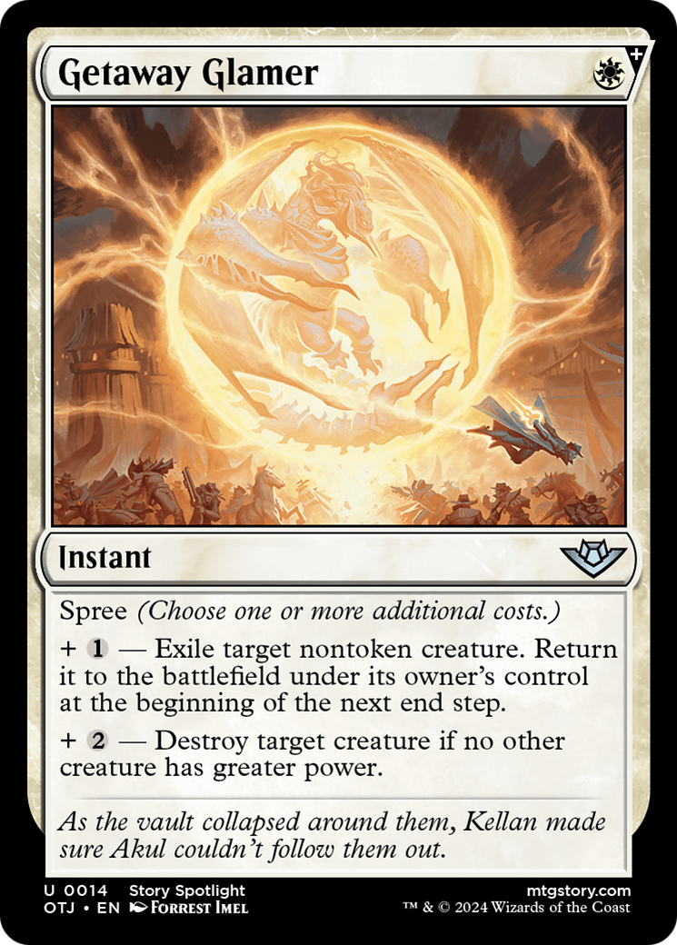 Getaway Glamer [Outlaws of Thunder Junction] Foil