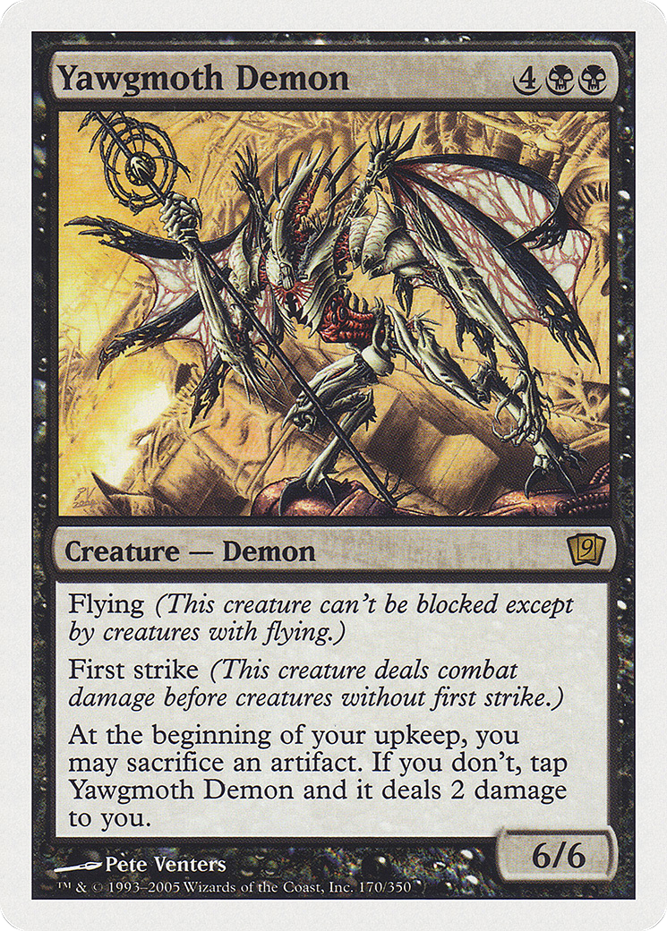 Yawgmoth Demon (170) Foil - Ninth Edition
