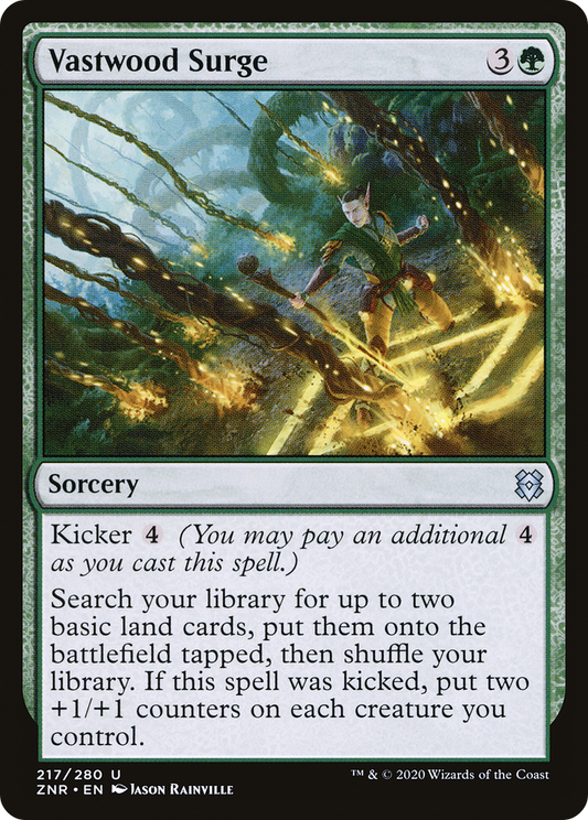 Vastwood Surge (217) Foil - Zendikar Rising
