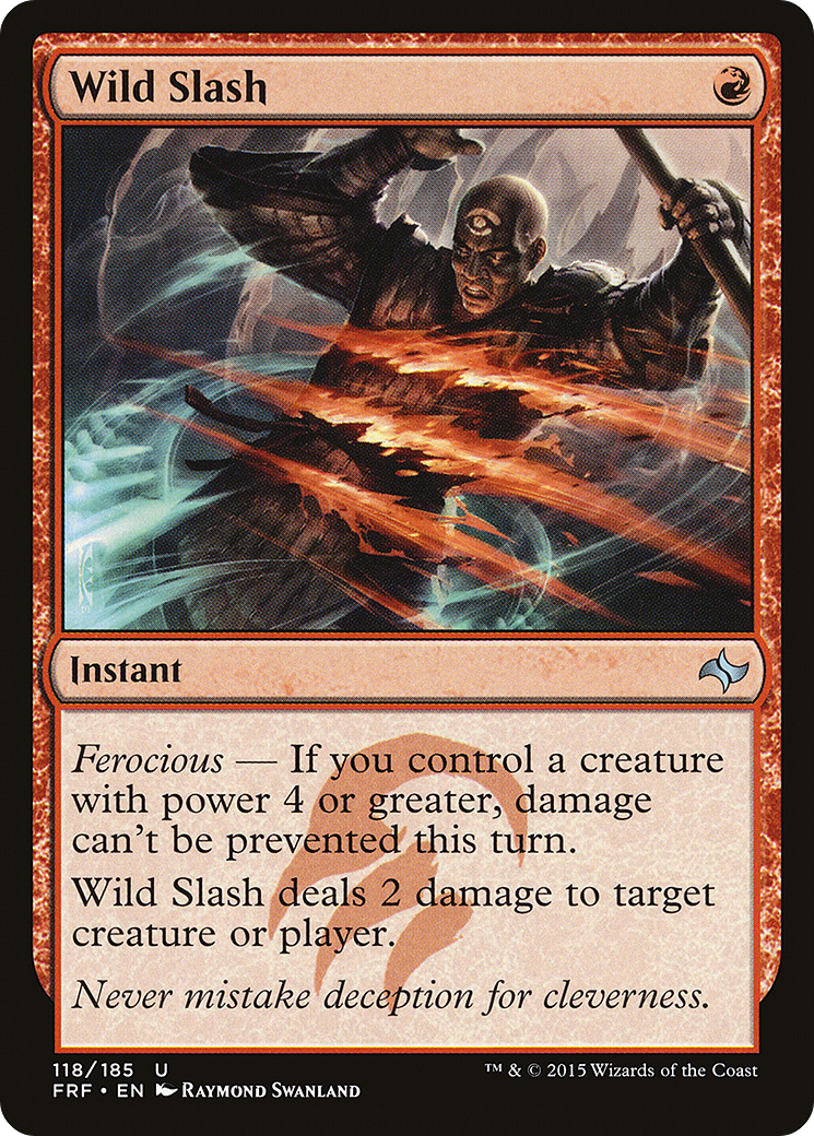 Wild Slash (118) - Fate Reforged