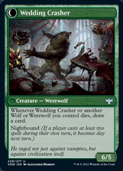 Wolfkin Outcast (229) Foil - Innistrad: Crimson Vow