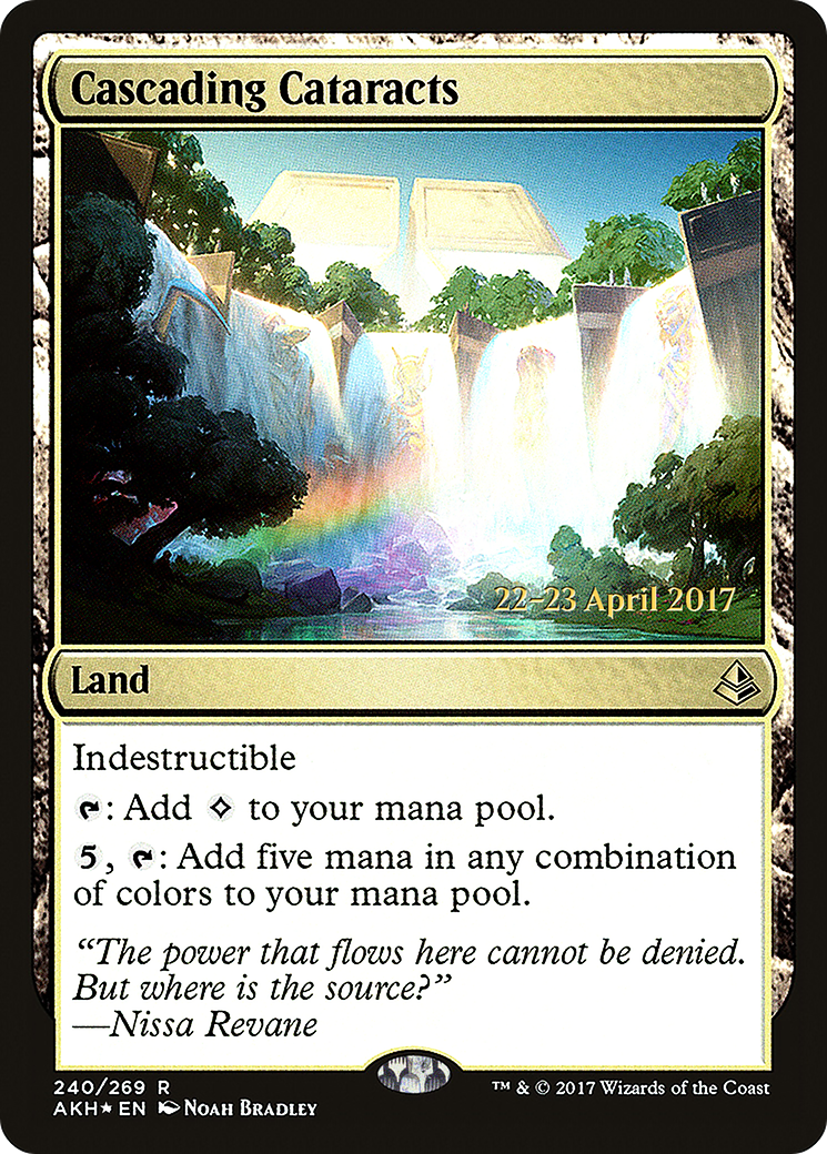 Cascading Cataracts [Amonkhet Prerelease Promos] | Silver Goblin