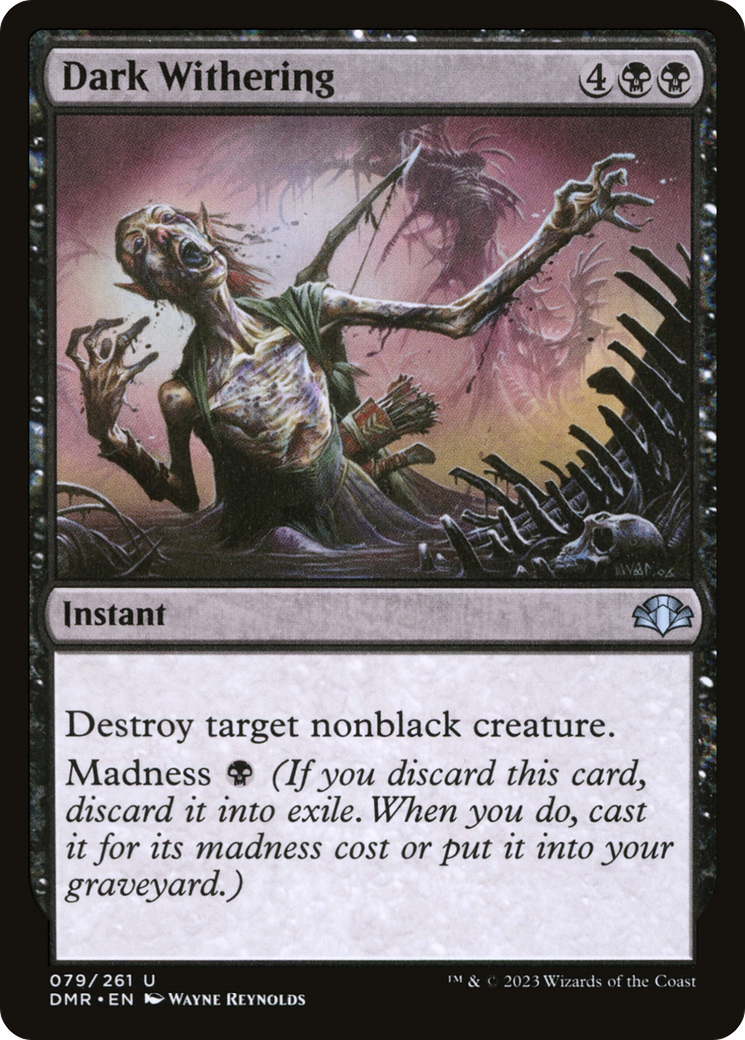 Dark Withering [Dominaria Remastered] Foil