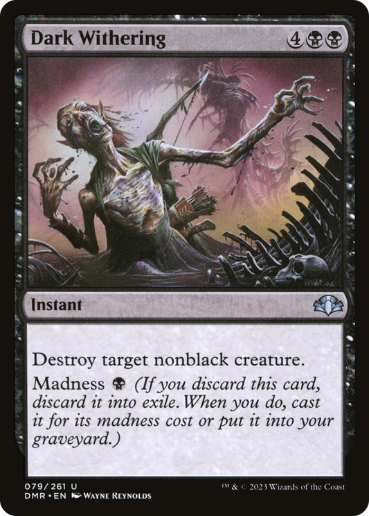 Dark Withering [Dominaria Remastered] Foil