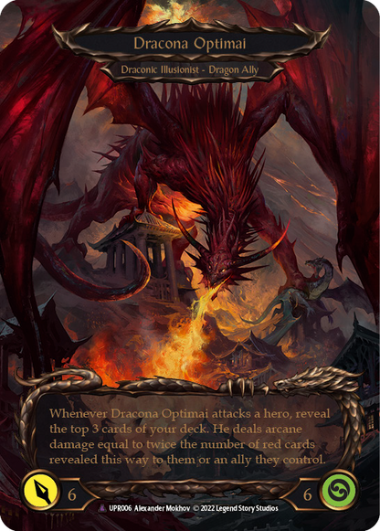 Invoke Dracona Optimai // Dracona Optimai (Marvel) (UPR006) Cold Foil - Uprising
