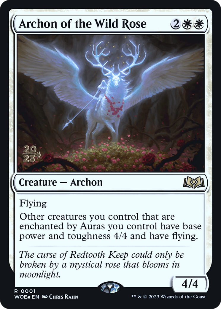 Archon of the Wild Rose (001) Foil - Wilds of Eldraine Promos