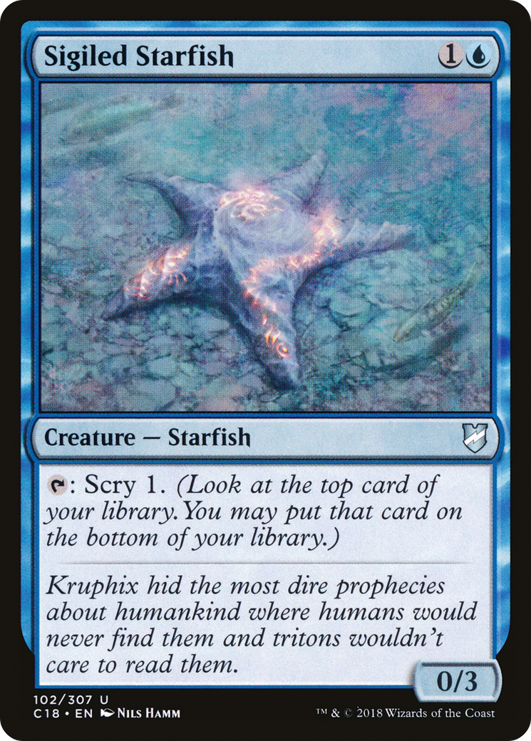 Sigiled Starfish (102) - Commander 2018