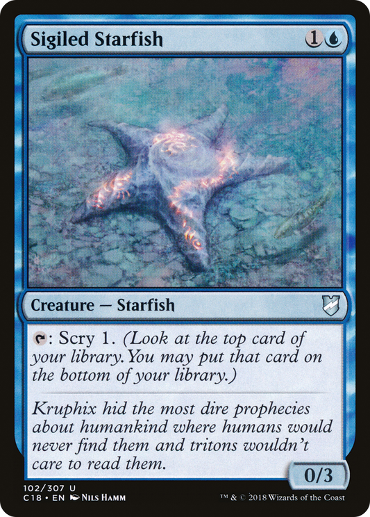 Sigiled Starfish (102) - Commander 2018
