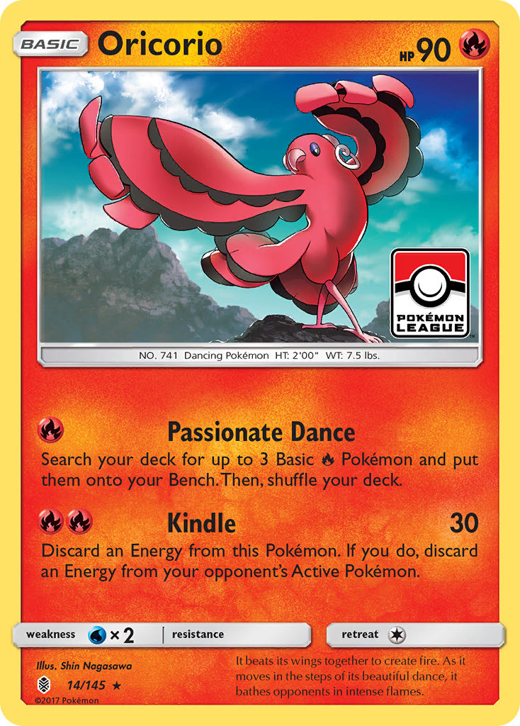 Oricorio (14/145) [Sun & Moon: Guardians Rising] | Silver Goblin