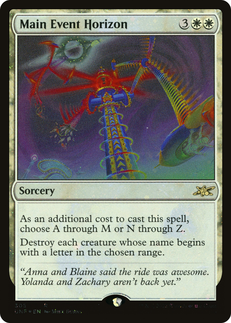 Main Event Horizon (Galaxy Foil) (305) Foil - Unfinity