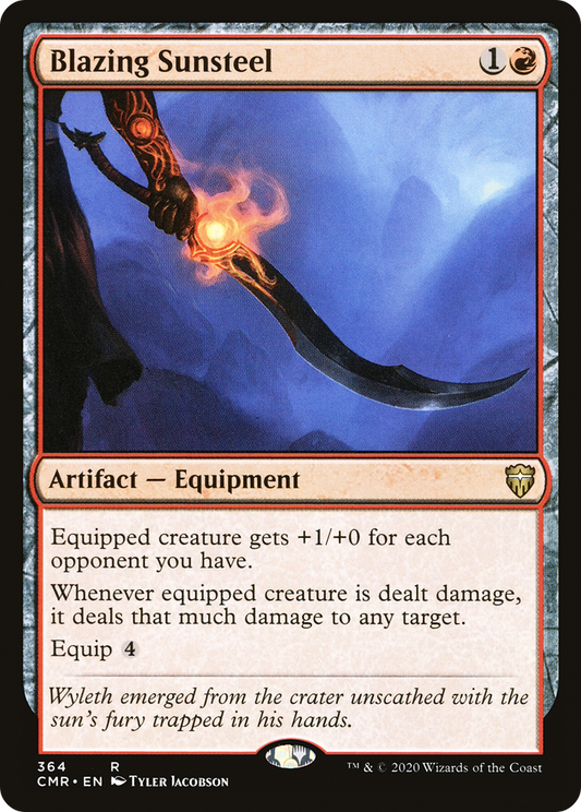 Blazing Sunsteel (364) - Commander Legends