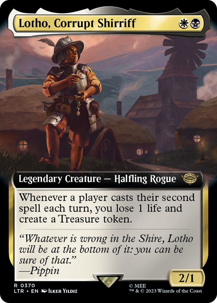 Lotho, Corrupt Shirriff (Extended Art) (370) Foil - The Lord of the Rings: Tales of Middle-earth