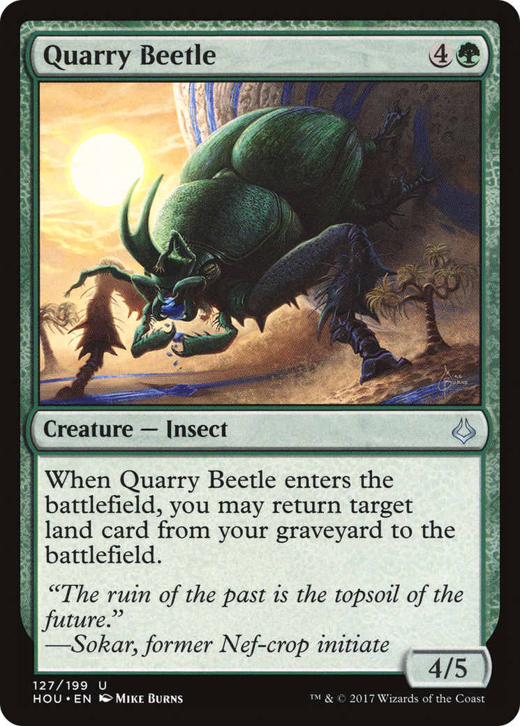 Quarry Beetle (127) Foil - Hour of Devastation