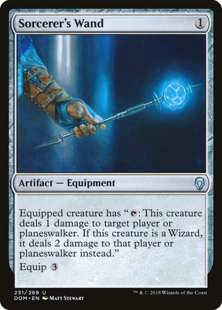 Sorcerer's Wand [Dominaria] Foil
