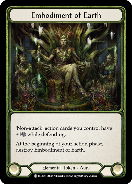 Embodiment of Earth // Embodiment of Lightning (ELE109) 1st Edition  - Tales of Aria