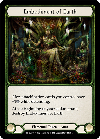 Embodiment of Earth // Embodiment of Lightning (ELE109) 1st Edition  - Tales of Aria