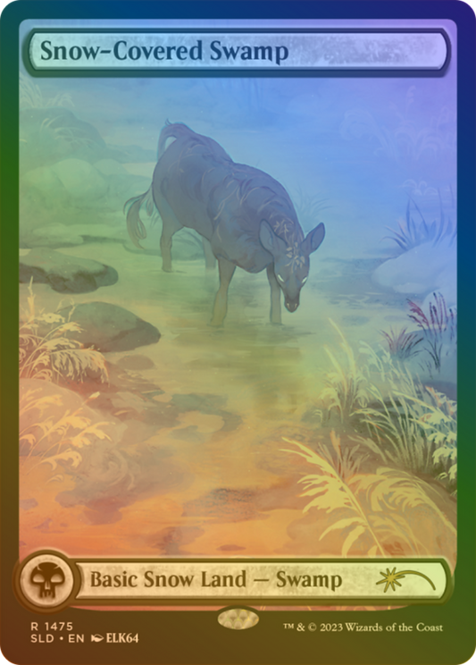 Snow-Covered Swamp (1475) Foil - Secret Lair Drop