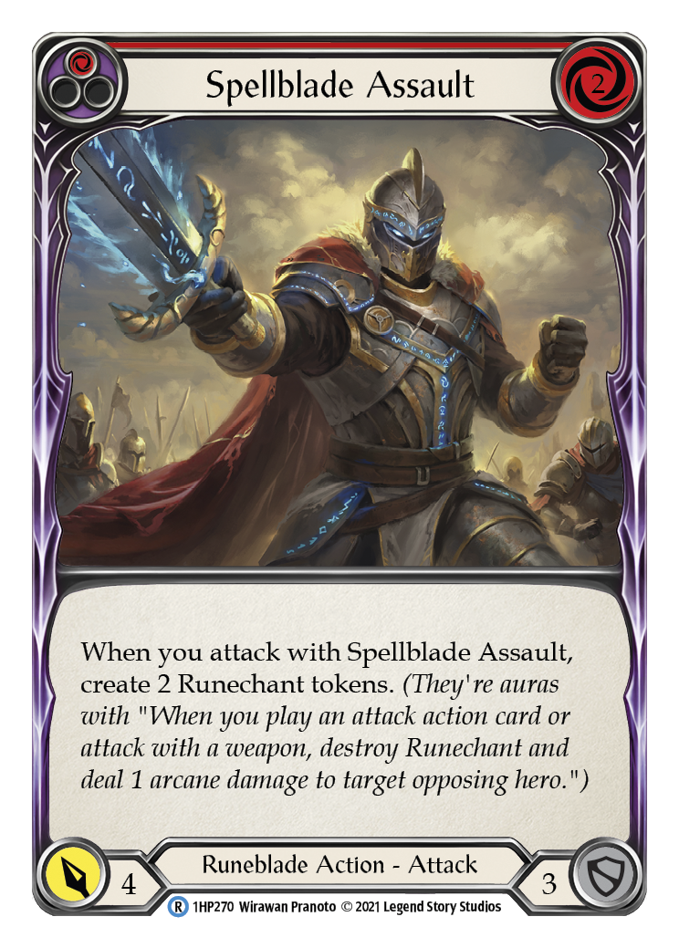 Spellblade Assault (Red) [1HP270] (History Pack 1) | Silver Goblin